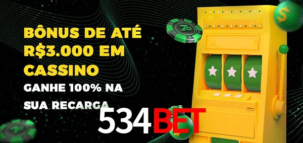 534Bet melhor bônus de depósito